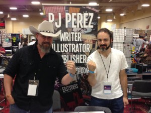 Ed Hawkins (left) and PJ Perez (right)