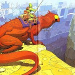 Moebius Lizard Rider