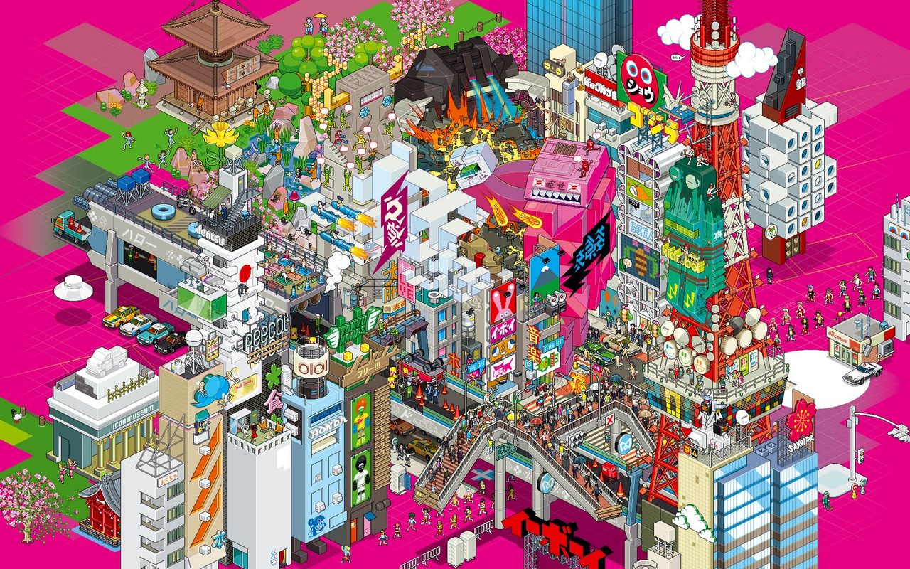 eBoy Pixel Art Wallpapers for Android  Pixel art London poster Art  wallpaper