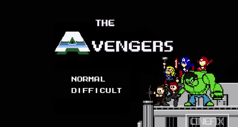 Watch the Avengers in 8-bit Video Game Goodness