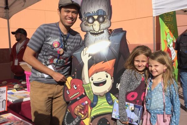 Ken at a book festival Ken at a book festival