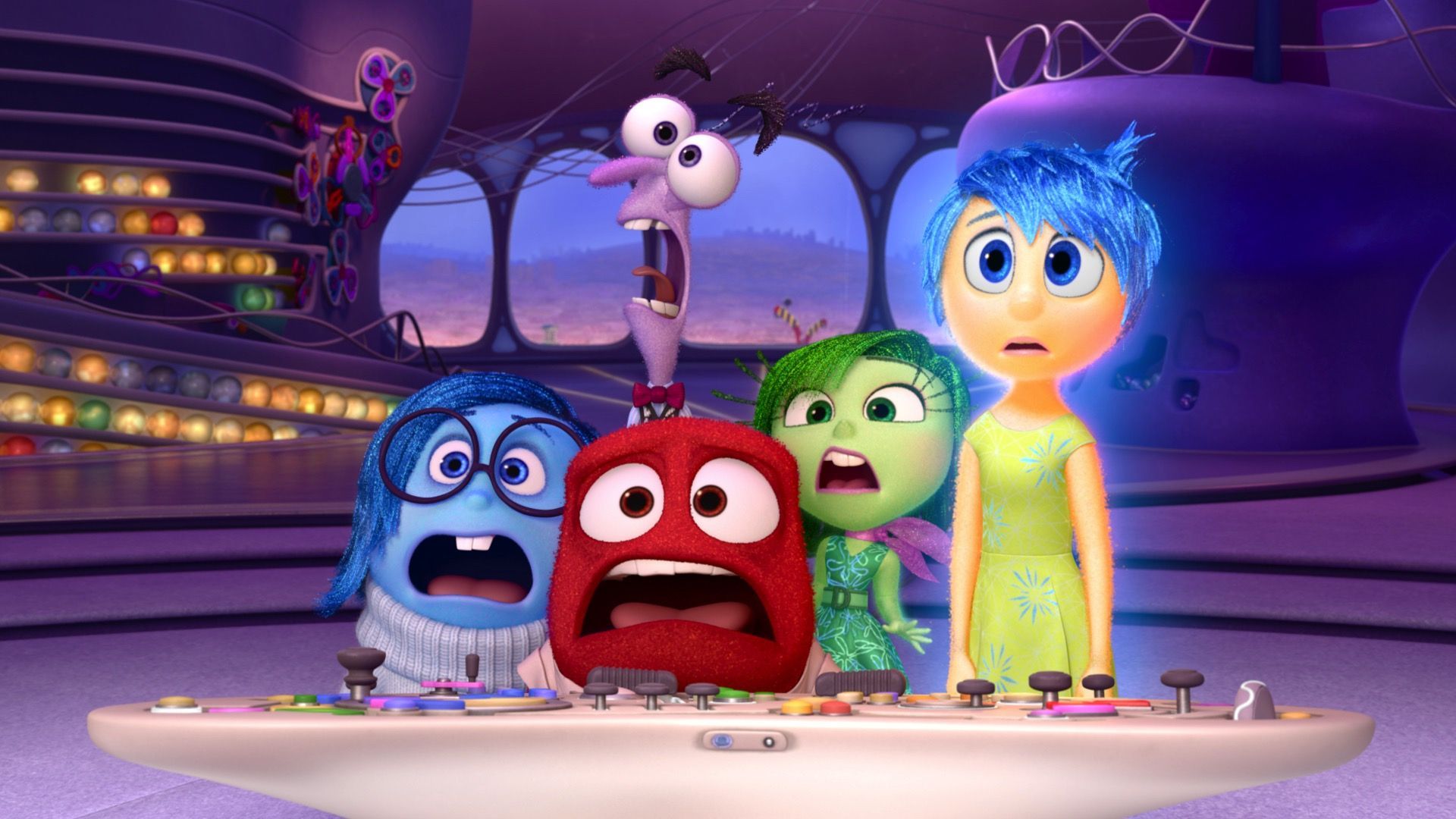 Disney Pixar’s Inside Out: The Outside Edition, all the “inside scenes” removed