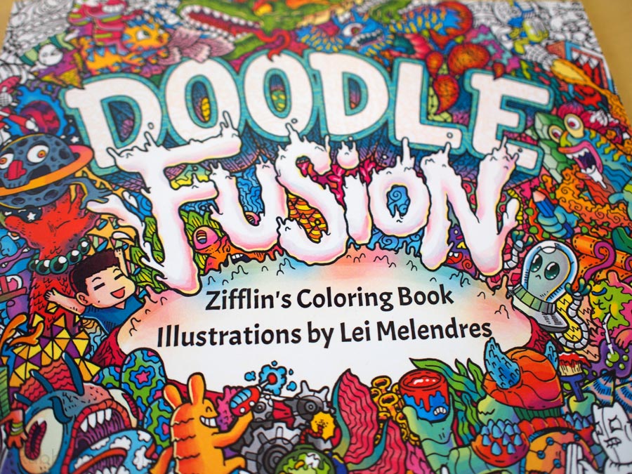 Get Wacky Creative with Adult Coloring Book, Doodle Fusion by Lei Melendres