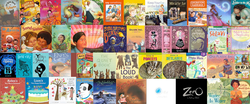 Just some of the many wonderful books published by former students.