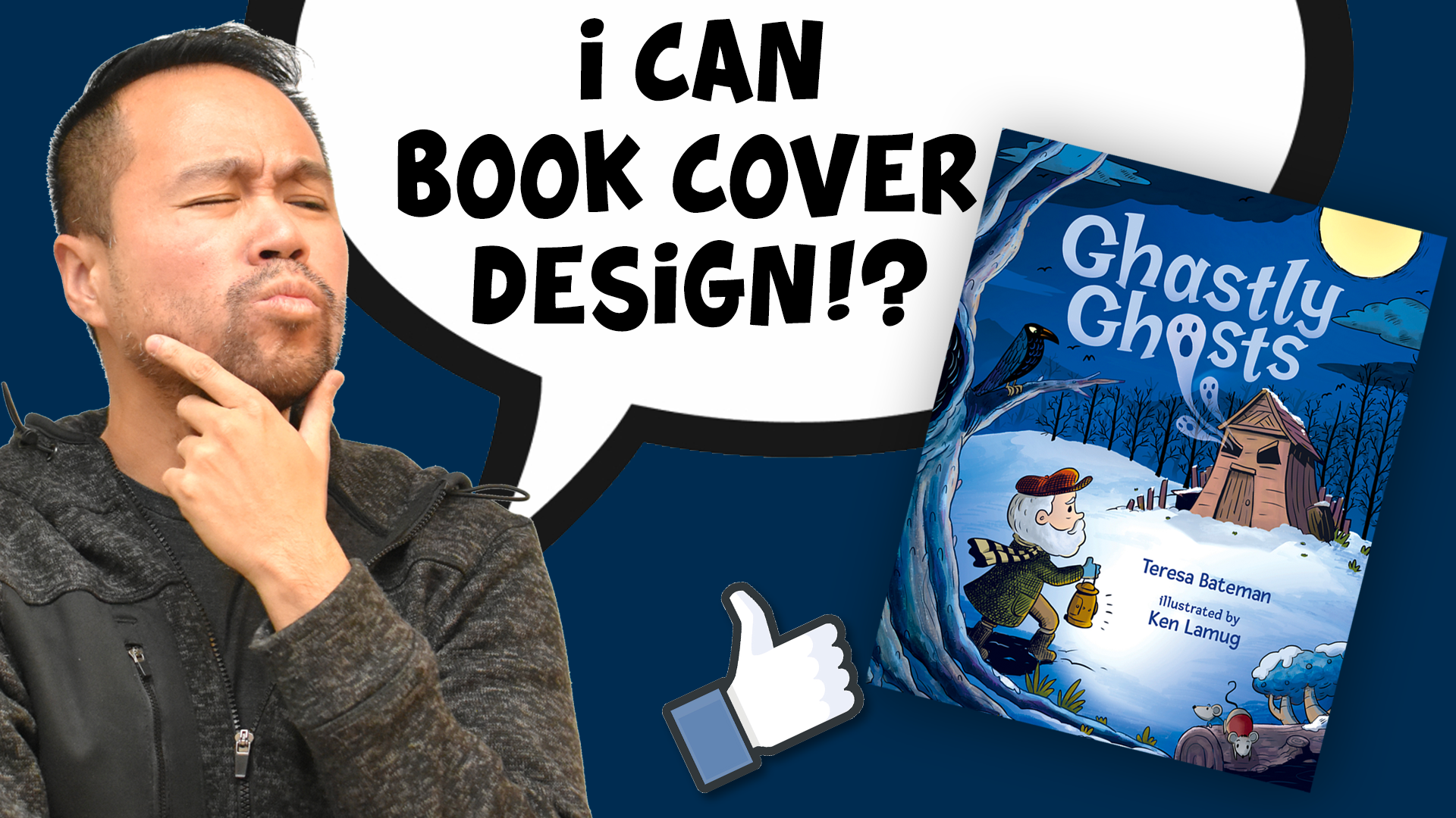 Ghastly Ghosts: children’s picture book cover design process