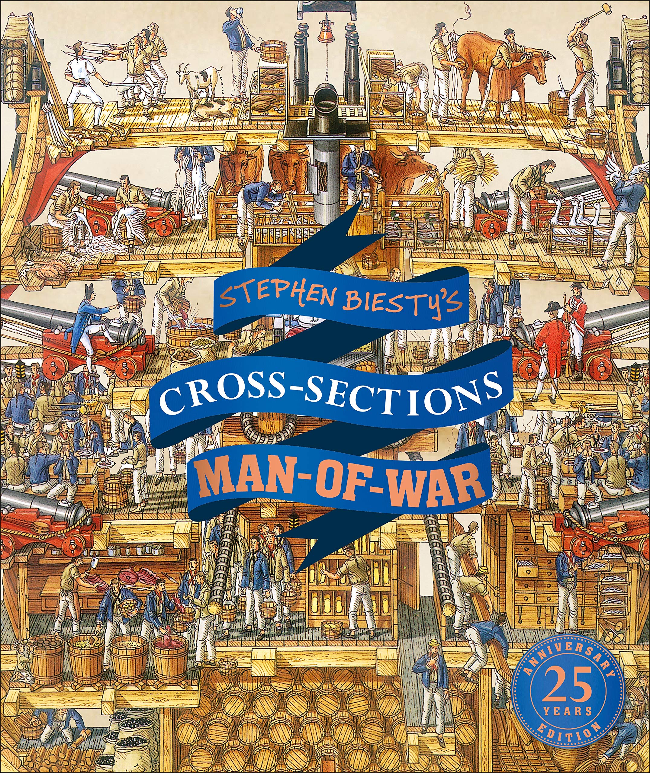 Stephen Biesty’s Cross-Sections Man of War (Written by Richard Platt) Book Preview