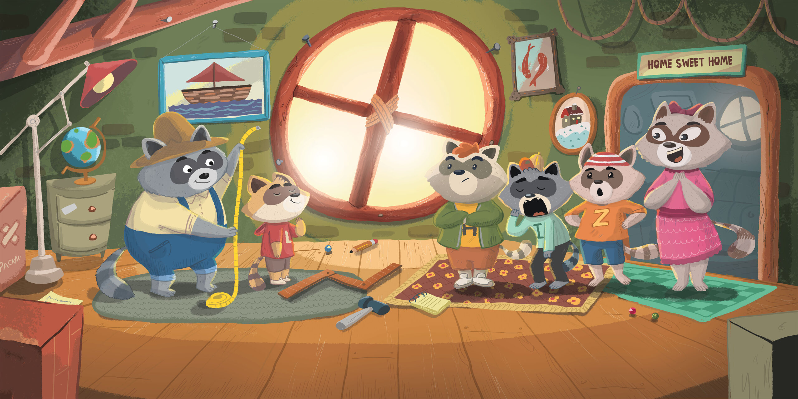 Creating a world where humans and raccoons live in harmony – “The Family Business” Children’s Book